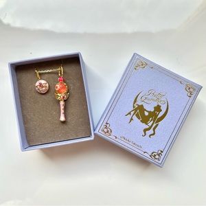 Sailor Moon Crystal Star Compact & Cutie Moon Rod Clear Pendant Sailor Moon 2019